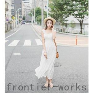 白ワンピース ワンピース レディース ロング ...の詳細画像2