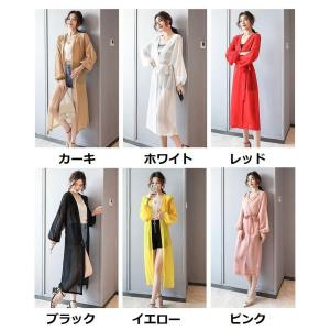 uvカットカーディガンレディース春夏薄手シフォ...の詳細画像1