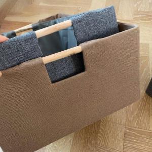収納ボックス 折りたたみ 布 無地 北欧風 お...の詳細画像3
