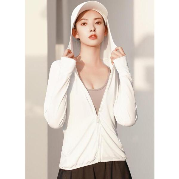 ラッシュガード UVカット 紫外線対策 冷感 水着 ひんやり UPF50+ スポーツ 長袖 指穴付き...