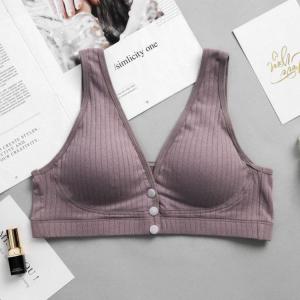 コットン 授乳ブラ ノンワイヤー 垂れ防止 ナ...の詳細画像4