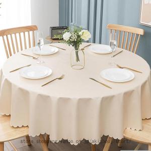 円形 テーブルクロス 撥水 テーブルカバー テーブルマット まる型 家庭用 ホテル レストラン カフェ PVC製 花柄 ダイニング キッチン