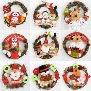 クリスマスリース クリスマス飾り付け 壁掛け飾り...の商品画像