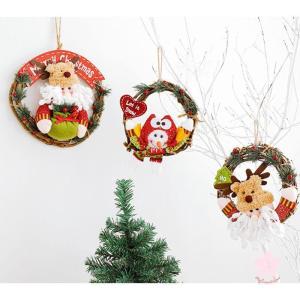 クリスマスリース クリスマス飾り付け 壁掛け飾...の詳細画像2
