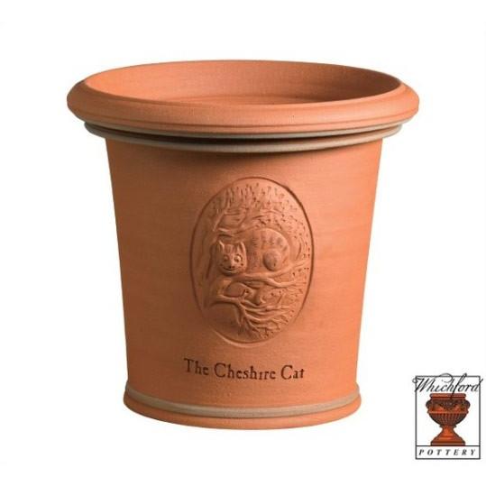 テラコッタ鉢 ウィッチフォード チェシャ猫 不思議の国のアリスシリーズ 16号鉢相当 404 Che...