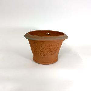 舟型ラウンドプランター 寄せ植え 鉢 約8号（穴有） : 花苗園芸店