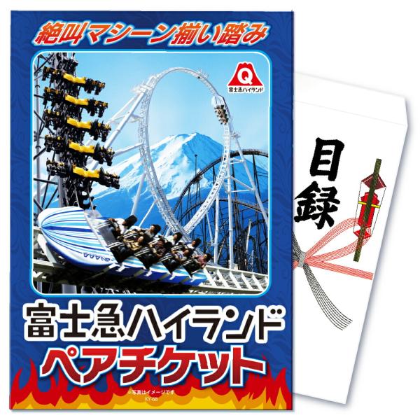 景品 セット 目録 パネル 単品 体験 富士急ハイランド ペアチケット 富士急 絶叫  結婚式 二次...