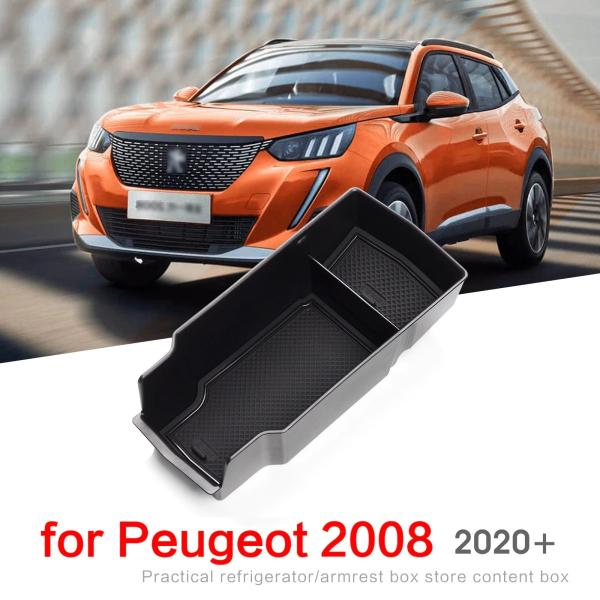 プジョー 2008 2019-2021 GT e2008 センターコンソール アームレストボックス ...