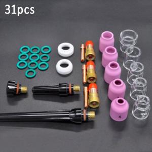 31個セット TIG溶接トーチ ガスレンズ #12熱カップ WP-17/18/26部品 TIG溶接 トーチアクセサリー交換｜keiichistore