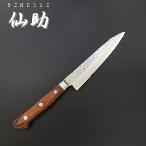 佐治作 包丁 菜切 VG10 ダマスカス 黒染め 165mm エンジュ 八角柄 越前