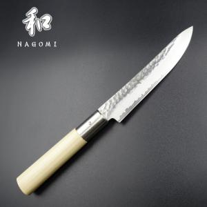 仙助 牛刀 包丁 SKD11 ダイス鋼 ダマスカス 73層 口金付黒合板柄