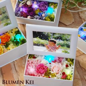 ミッキー＆ミニー Lボックス】フラワーボックス プリザーブドフラワー