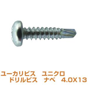 ピアスビス 三価クロメート 無溶接ビス D6皿ドリル （ランスタッチ
