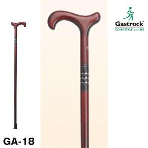 GASTROCK 杖・ステッキ 装飾的ハンドル ガストロック 天然木ストレートステッキ ga-34 杖 つえ ギフト