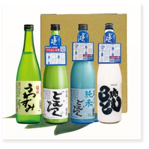 どむろく 濃厚飲み比べセット 720ml×4本｜遠藤酒造場