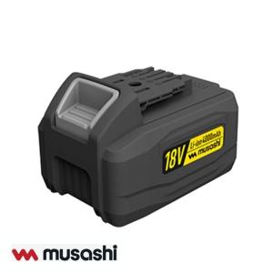 ムサシ LIB-25 Li-ion18Vバッテリー4000mAH 18V充電式製品 大容量 替えバッテリー 草刈り機 雑草抜き 草取り 草むしり 草抜き LIB25【送料無料】