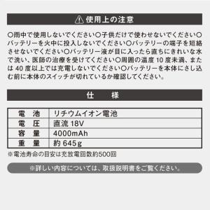 ムサシ LIB-25 Li-ion18Vバッテ...の詳細画像2