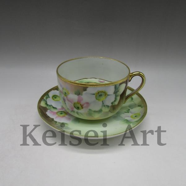 オールドノリタケ 金彩花文マスタッシュC&amp;S