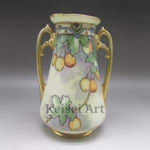 景徳鎮 粉彩九桃図天球瓶 中国 陶磁器 工芸 - アートの友社