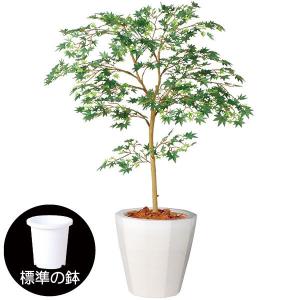 フェイクグリーン 人工樹木 ウッドボックス L 幅100cm 人工 観葉植物