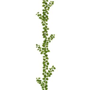 ガーランド おしゃれ 観葉植物 インテリアグリーン 造花 フェイクプミラ 1.8m 2本セット｜keishin