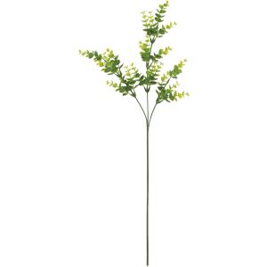 観葉植物 おしゃれ 屋外対応 インテリアグリーン ユーカリ 造花 フェイク 66cm 6本セット｜keishin