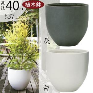 植木鉢 大型 おしゃれ 人気 プランター ホワイト 白 観葉植物 園芸用品