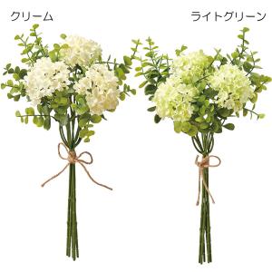 ブーケ 花束 造花 人工観葉植物 スノーボール 35cm 2束セット｜keishin