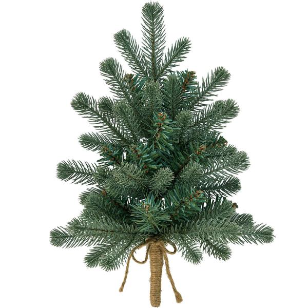 クリスマスツリー おしゃれ 観葉植物 ハーフツリー 片面フラット 33cm