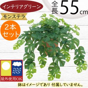 観葉植物 フェイクグリーン 光触媒 モンステラ 75cm お手入れ不要 抗菌