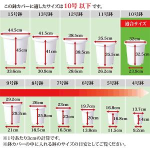 鉢カバー 大型 バスケット おしゃれ 人気 か...の詳細画像2