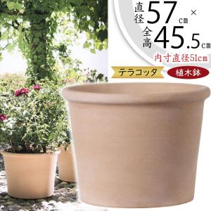 ◤味わい深い縦ライン テラコッタ／大型ガーデンポット◢ 楽天市場】【楽天ランキング受賞】 植木鉢 おしゃれ 大型 ボルドー