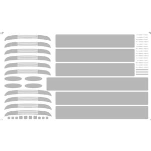 681系・683系 前面帯/側面窓周り帯各数編成分