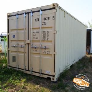 在庫有】現物確認 20ft 海上コンテナ 新品 ワンウェイ ガレージ 倉庫