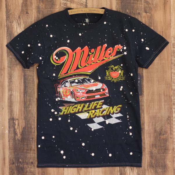 ジャンクフード ミラー ハイ ライフ レーシング 丸胴 Tシャツ JUNK FOOD Miller ...