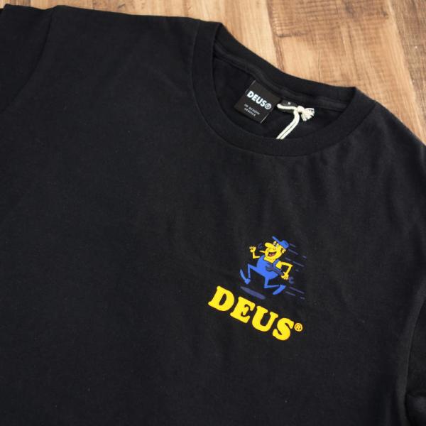 デウスエクスマキナ Tシャツ メンズ ブラック Deus Ex Machina SPEEDY TEE