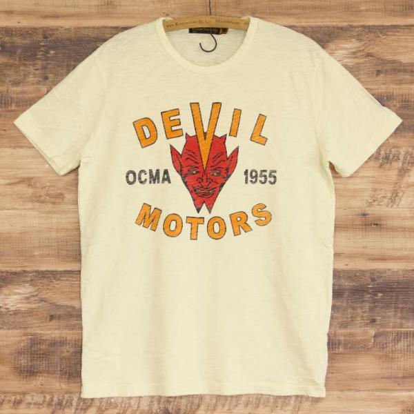 ジョンソンモータース Tシャツ メンズ Johnson Motors DEVIL MOTORS