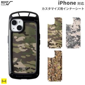 iPhone15 iPhone14 iPhone13  iPhone14Pro iphone 14Plus iphone14ProMax インナーシート 背面保護フィルム  迷彩 ROOT CO. PLAY INNER SHEET｜keitai