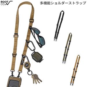 スマホ ショルダーストラップ 斜め掛け ネックストラップ ROOT CO. GRAVITY UTILITY WEBBING LOOP. / DOUBLE SNAPHOOK ストラップ アウトドア ルートコー