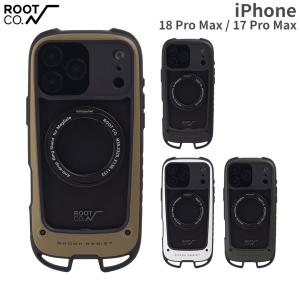 iPhone18 Pro Max ケース iPhone17 Pro Max ケース スマホケース ケース MagSafe対応 カラビナ リングスタンド ROOT CO. スリム アウトドア 耐衝撃 カメラ保護