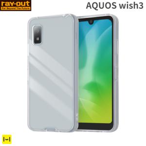 AQUOS wish3 ケース ray-out レイ・アウト ハイブリッドケース クリアアクオス wish3 ケース aquosスマホケース｜keitai