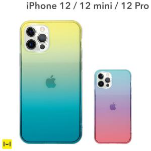 iphone12 ケース iphone12 mini ケース iphone12 pro ケース EYLE 多面体カットケース Carat グラデーション クリア