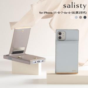 iPhone11 ケース 手帳型 iphone8 iphone se 第2世代 7 6s 6 se2 salisty サリスティ キャッシュレス ケース カード収納 上品 レディース