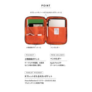 タブレットポーチ ガジェットポーチ iFace...の詳細画像5