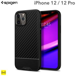 iphone12 ケース iphone12 pro ケース  Spigen シュピゲン Core Armor ケース マットブラック 耐衝撃