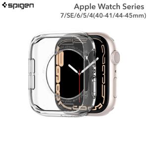 Apple Watch バンド Apple Watch ケース Apple Watch Series 7 / SE / 6 / 5 /4 40mm - 41mm 44mm - 45mm Spigen Liquid Crystal ケース クリスタルクリア｜keitai