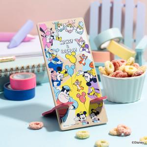 スマホスタンド 木製 卓上 ディズニーキャラク...の詳細画像2