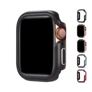 Apple Watch Series 9/8/7 ケース/カバー TPU＆サイドアルミバンパー 41mm/45mm かっこいい アップルウォッチ シリーズ9/8/7 バンパーカバー｜keitaicase
