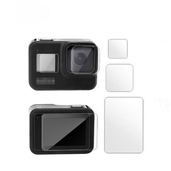 GoPro Hero8 Black ガラスフィルム 強化ガラス 液晶保護フィルム 硬度9H レンズ保...