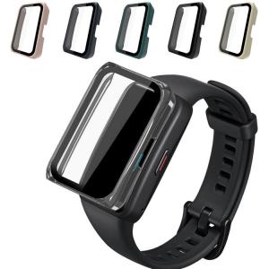 HUAWEI Band 7 ケース カバー 強化ガラス（ガラスフィルム）付き 全面保護 液晶保護ケース 単色/クリア フィルム一体 ハードケース ファーウェイ｜keitaicase